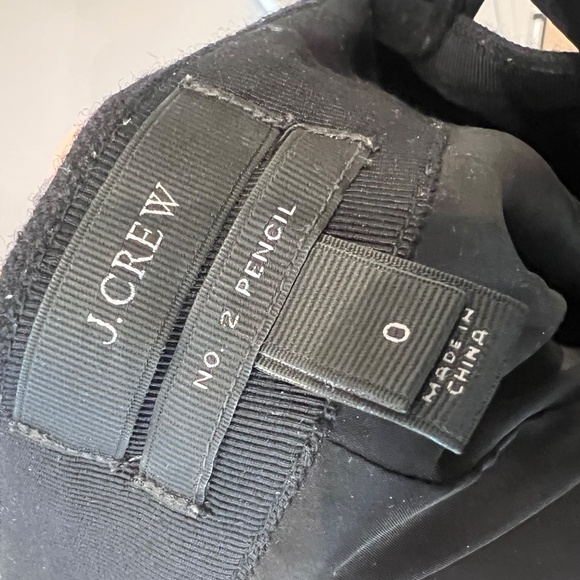 J Crew No. 2 Pencil Skirt in Double Serge Wool Size 0 - Picture 4 of 5